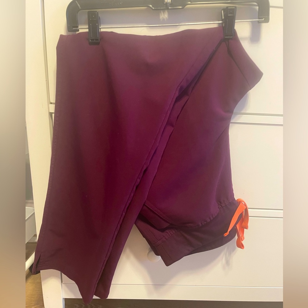 Figs Deep Purple Scrub Pant
